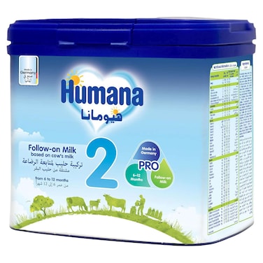 Humana ProBalance 2 Follow-On Formula Baby Milk, 6&ndash;12 Months, 400g