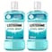 Listerine Daily Mouthwash Super Saver Pack, Cool Mint, 500ml Pack of 2