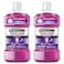 Listerine Zero Alcohol Total Care Teeth Protect Milder Taste Fluoride Mouthwash Super Saver Pack, Smooth Mint, 500ml Pack of 2