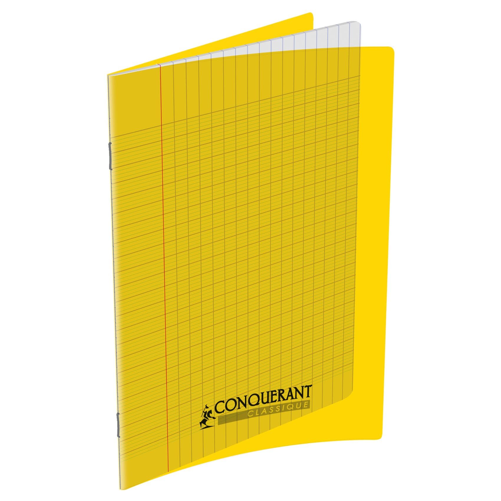 Buy Conquerant Classique Polypro Seyes Yellow Laminated Cover Notebook ...