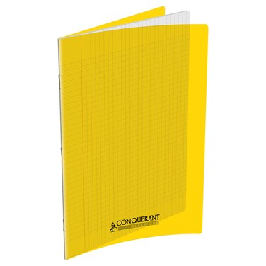 Buy Conquerant Classique Polypro Seyes Yellow Laminated Cover A4 ...