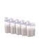 5-Piece Plastic Storage Container with Pour Spout and Measuring Cup Clear/Blue 2Liters