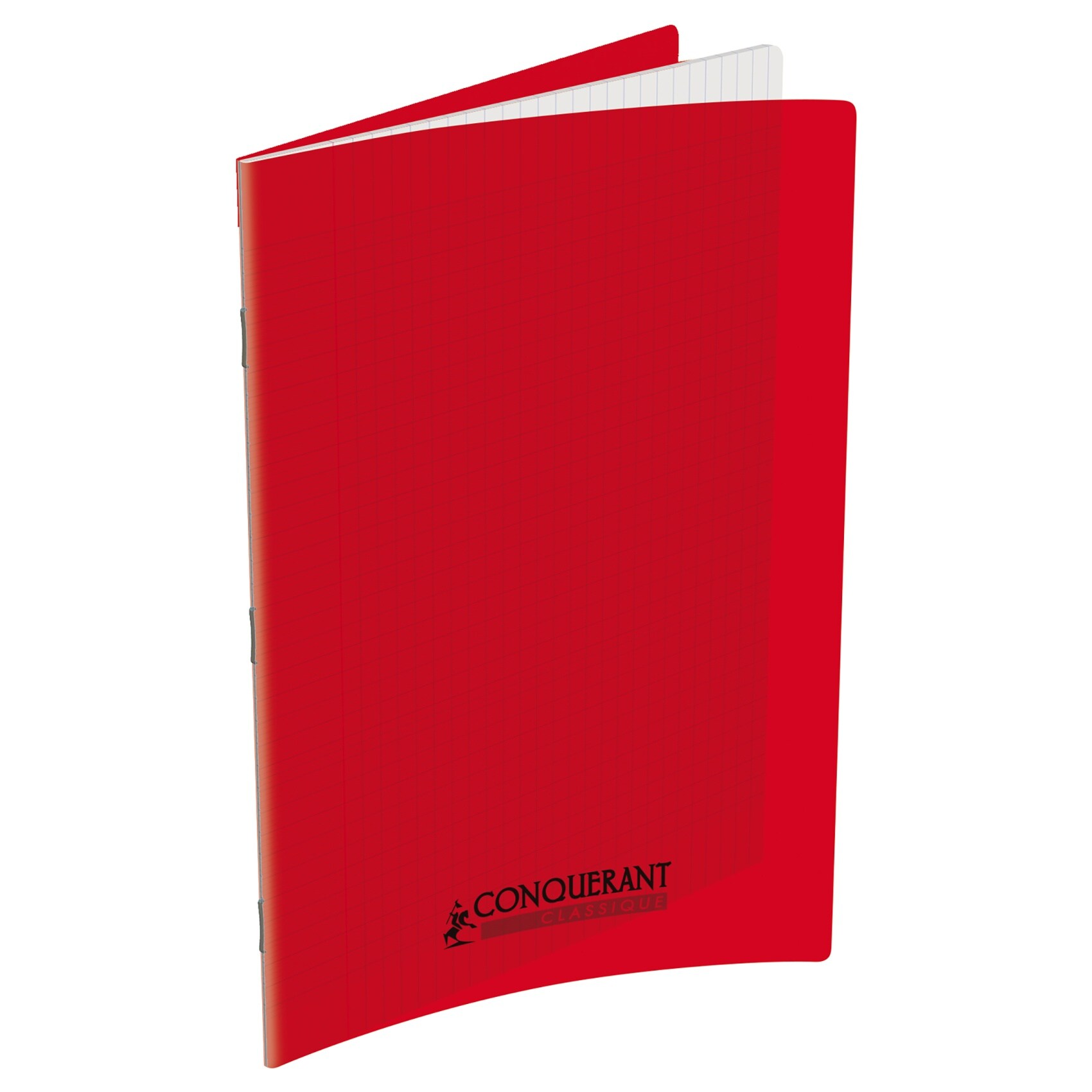 Buy Conquerant Classique Seyes Red Laminated Cover A4 Notebook, 96 ...