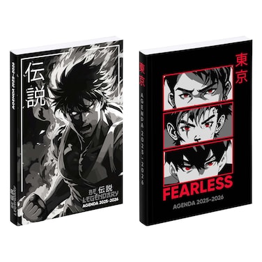 فيكيل أجندة مفكرة بتصميم فى المانجا