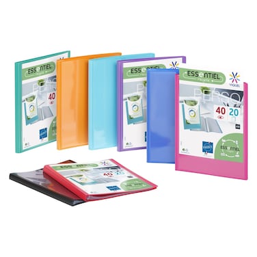 Viquel Essentiel Clear Book, 20 Pockets