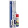Staedtler Norica HB Pencil with Glue Stick, Eraser and Sharpener