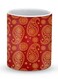 Premium Indian Bride Designer Mug Red/Yellow