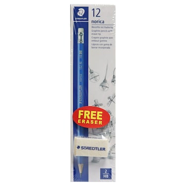 Staedtler Norica HB Pencil with Eraser