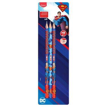 Maped Superman HB Pencil, 3 PCS