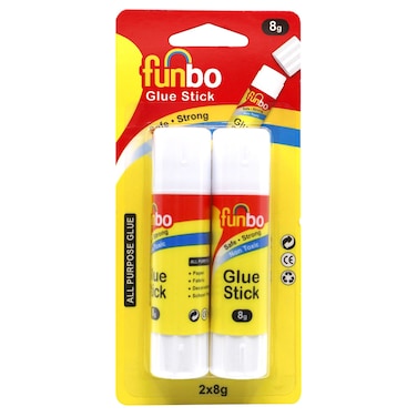 Funbo Glue Stick, 8g 2 PCS