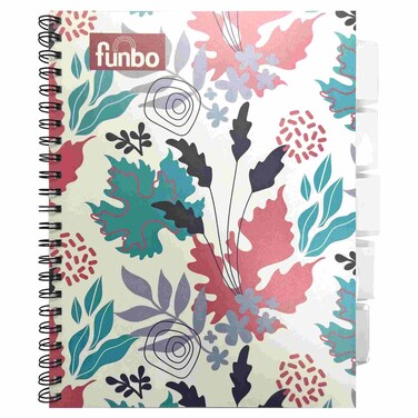 Funbo Autumn Design A4 Notebook, 150 Sheet