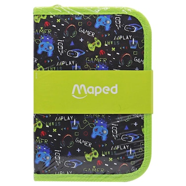 Maped Gaming Design Filled Pencil Case, 21 PCS