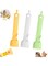 Generic Cat Strip Feeder, 3Pcs Colors Cat Stripe Squeeze Spoon, Cat Treat Feeding Spoon, Cat Food Spoon for Wet Food, Pet Feeder and Lickable Cat Food Dispenser (3pcs-Mix)