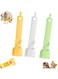 Generic Cat Strip Feeder, 3Pcs Colors Cat Stripe Squeeze Spoon, Cat Treat Feeding Spoon, Cat Food Spoon for Wet Food, Pet Feeder and Lickable Cat Food Dispenser (3pcs-Mix)