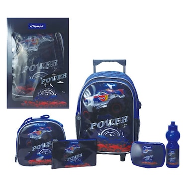 نوماد مجموعة حقائب ترويجية مطبوعة بنمط الطاقة  5 في 1، 16 بوصة