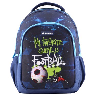 Nomad Football Printed Backpack 34525, 16inch