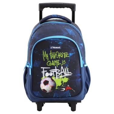 Nomad Football Printed Trolley Bag 34570, 16inch