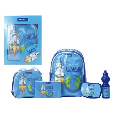 Nomad Universe Printed 5-in-1 Primary Backpack Set, 16inch