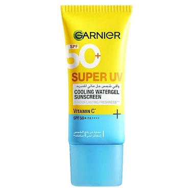 Garnier Super UV Cooling Watergel Sunscreen SPF50+ PA++++ with Vitamin C, 30ml