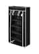 5-Shelves Multipurpose Adjustable Collapsible Shoe Rack Multicolour 90x60x30cm