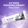 Crest 3D White Whitening Therapy Deep Clean Toothpaste with Charcoal 75ml, Pack of 2