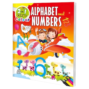Sawan Alphabet and Numbers Colouring Book