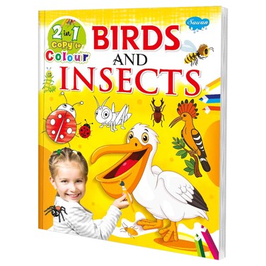 Sawan Birds and Insects Colouring Book