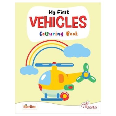 Pegasus My First Vehicles Colouring Book
