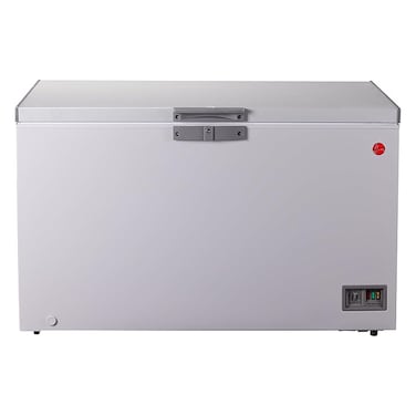 Hoover Single Door Chest Freezer HCF-K493-GR, 493 L, Premium Grey, LED Light