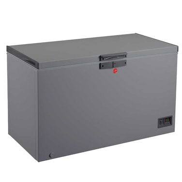 Hoover Single Door Chest Freezer HCF-K493-GR, 493 L, Premium Grey, LED Light