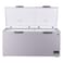Hoover Double Door Chest Freezer HCF-K643-GR, 643 L, Premium Grey, LED Light