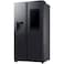 Samsung, 614L, AI Side by Side Refrigerator, Black, RS90F66B1FA