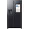 Samsung, 614L, AI Side by Side Refrigerator, Black, RS90F66B1FA