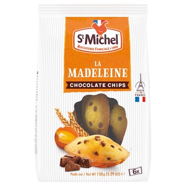 St Michel Chocolate Chips Madeleine, 150g
