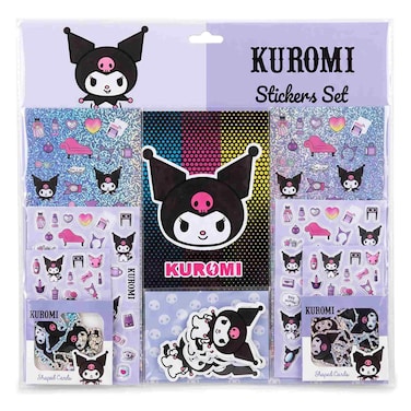Sanrio Kuromi Ultimate Sticker and Notebook Set, Purple