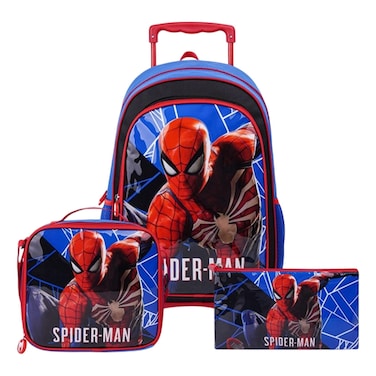 Marvel Gamerverse Spiderman Printed 3-in-1 School Trolley Set, 18inch