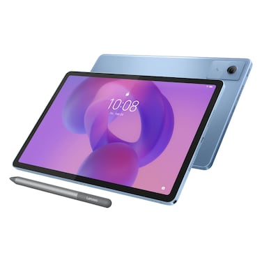 Lenovo Idea Tab TB336FU Tablet, 256GB, Polar Blue, 11-Inch, 8 GB RAM, 8 MP Camera, Multi Window Display, Wi-Fi Only with Pen and Keyboard