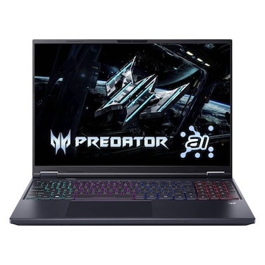 Acer Predator Helios Neo 16 AI Laptop, Intel Core Ultra 9 275HX, 32GB RAM, 1TB SSD, 8GB NVIDIA GeForce RTX 5070 Graphics, 16-Inch WQXGA IPS, Windows 11 Home, Abyssal Black, NH.QX3EM.001