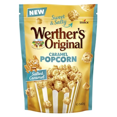 Werther's Original Salted Caramel Popcorn, 140g