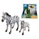 Wenno Animal Planet Wild Animals Zebra in Open Touch Box, 3 Years+, 2 PCS