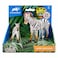 Wenno Animal Planet Wild Animals Zebra in Open Touch Box, 3 Years+, 2 PCS