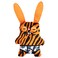 Addo Play Budgie Fuggler Edition Series 2 Rabbit, Orange, 4 Years+