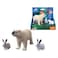 Wenno Animal Planet Ocean Polar Bear and Arctic Hares in Open Touch Box, 3 Years+, 3 PCS