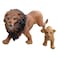 Wenno Animal Planet Wild Animals Lion in Open Touch Box, 3 Years+, 2 PCS