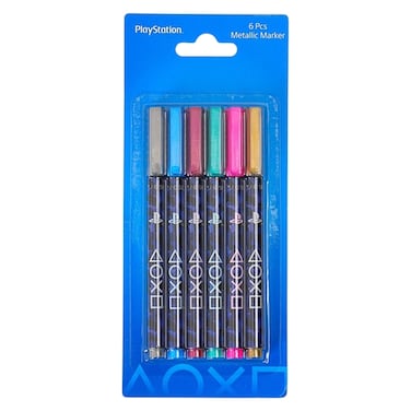 Sony PlayStation Metallic Marker, 6 PCS