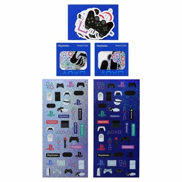 PlayStation Ultimate Sticker and Notebook Set, Blue