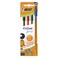 Bic Cristal Fine 0.8mm Ball Pen, Assorted, 4 PCS