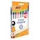 Bic Cristal 1.0mm Ball Pen, Assorted, 10 PCS