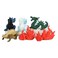 Iwako Dragon and Fire Erasers