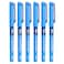 Pilot V5 Hi-Tecpoint 0.5mm Roller Ball Pen, Blue, 6 PCS